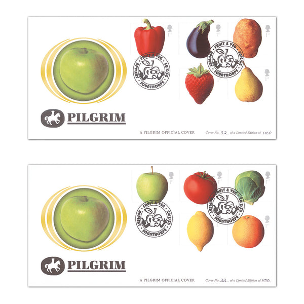 2003 Fun Fruit and Vegetables Pilgrim Cover - Appleby