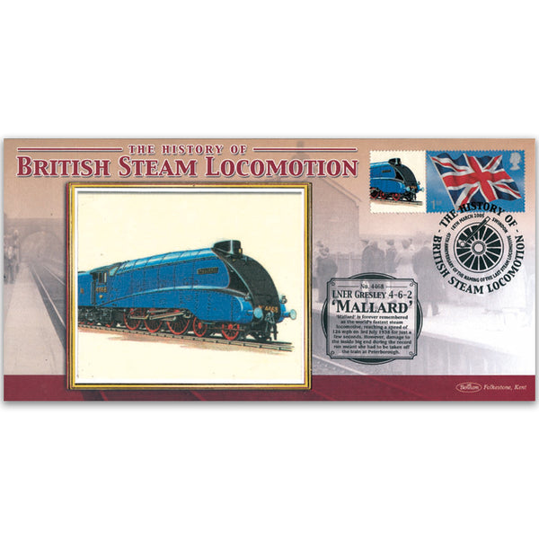 1938 Gresley 4-6-2 Ex Pass Mallard - Swindon Handstamp