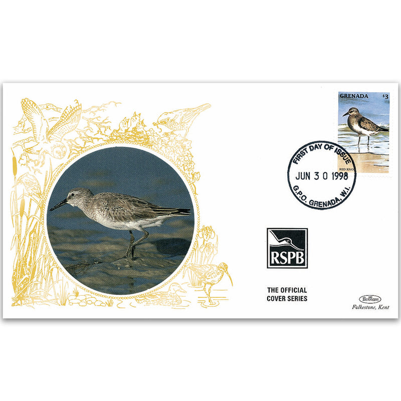 1998 Grenada - Red Knot - Benham RSPB Official