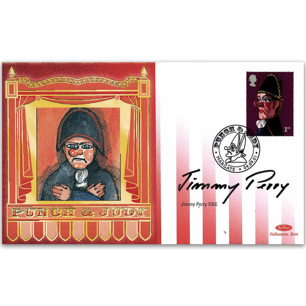 2001 Punch & Judy - Signed by Jimmy Perry OBE