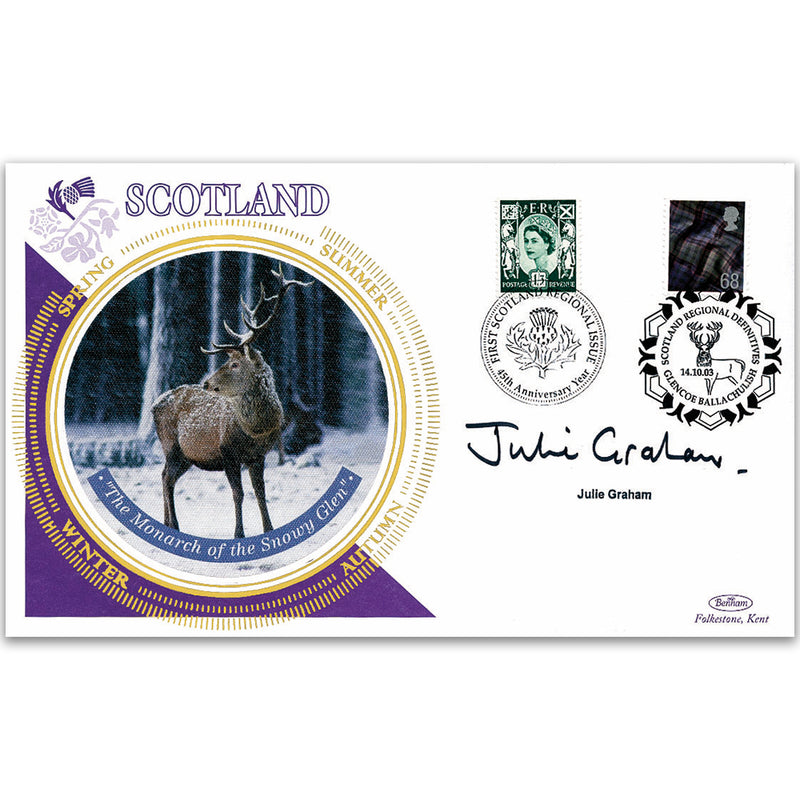 2003 Scotland Regional Definitive - Signed by Julie Graham