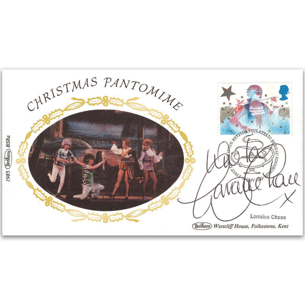 1985 Christmas - Signed by Lorraine Chase