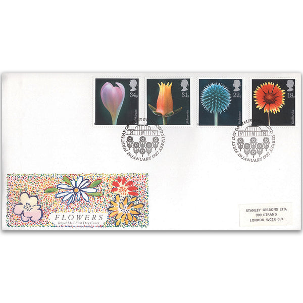 1987 Flower Photographs - Royal Mail FDC - Richmond, Surrey