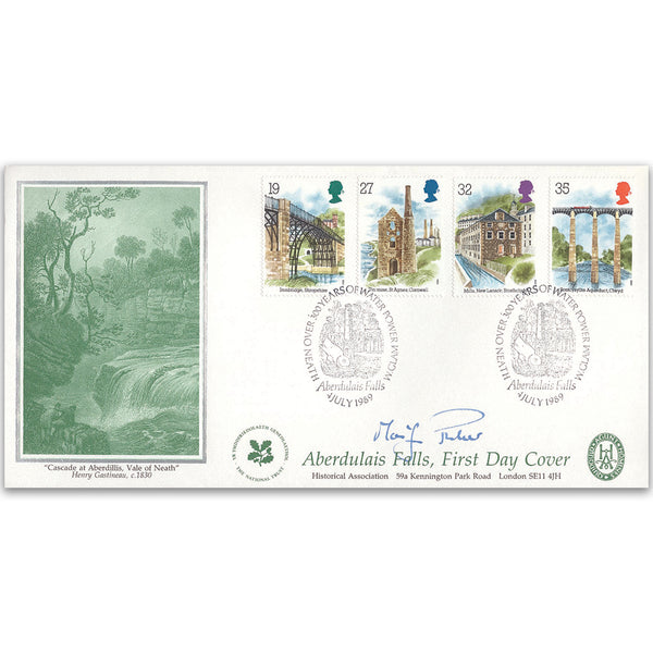 1989 Industrial Archaeology - Aberdulais Falls - Signed by Mary Palmer