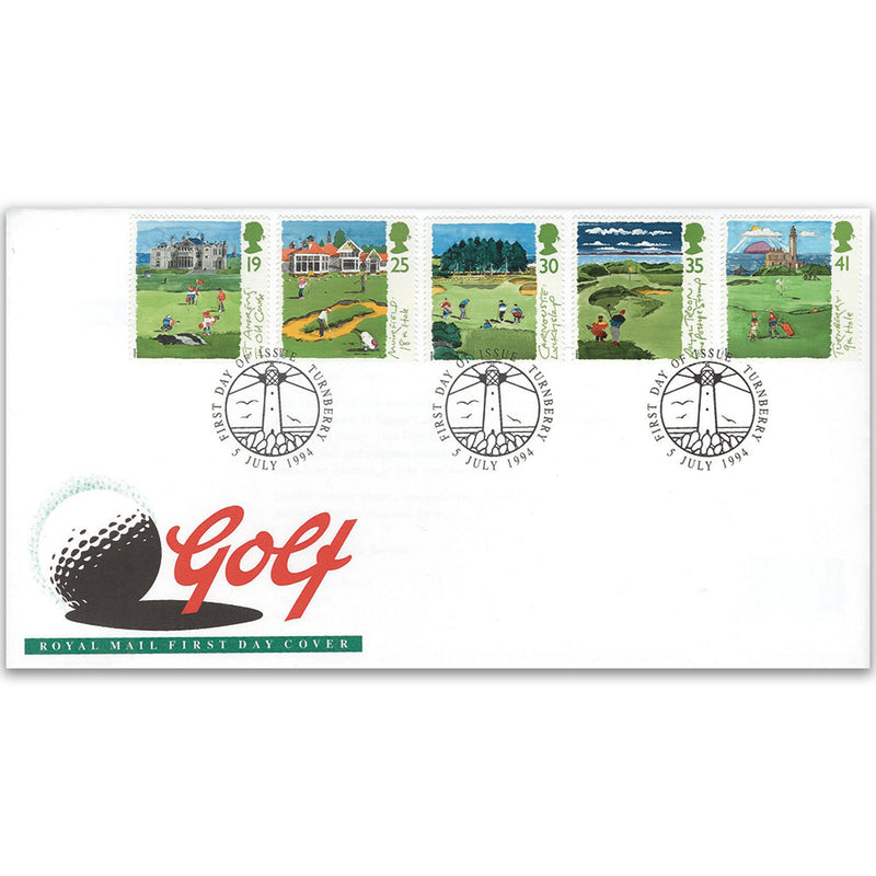 1994 Golf - Royal Mail FDC - Turnberry FDI