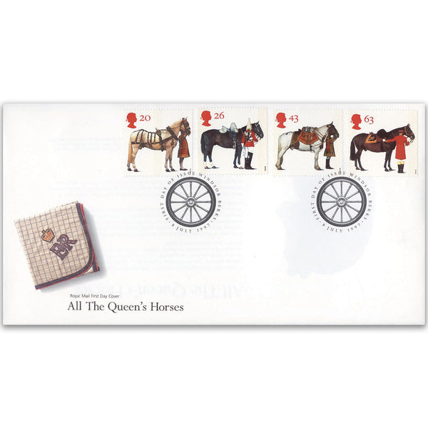 1997 All The Queen's Horses - Royal Mail - Windsor, Berks Handstamp