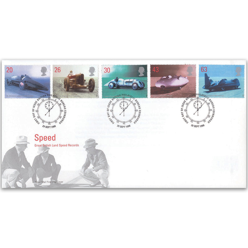 1998 Speed Royal Mail Cover - Bureau, Edinburgh