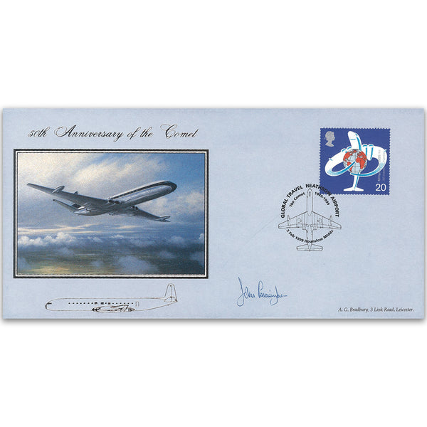 1999 Comet Jet Airliner 50th - Signed by John Cunningham